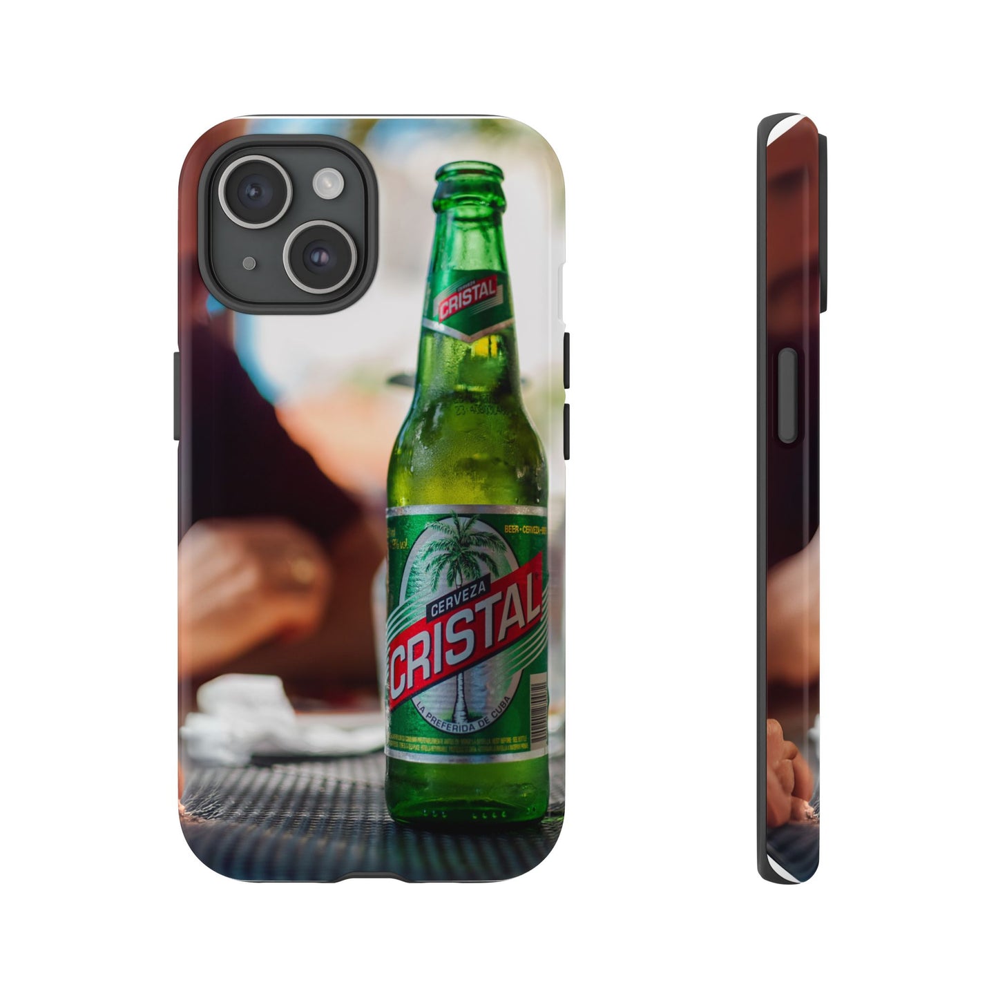 Vintage Cristal Beer Phone Case - Tough Protection & Unique Style