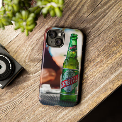 Vintage Cristal Beer Phone Case - Tough Protection & Unique Style