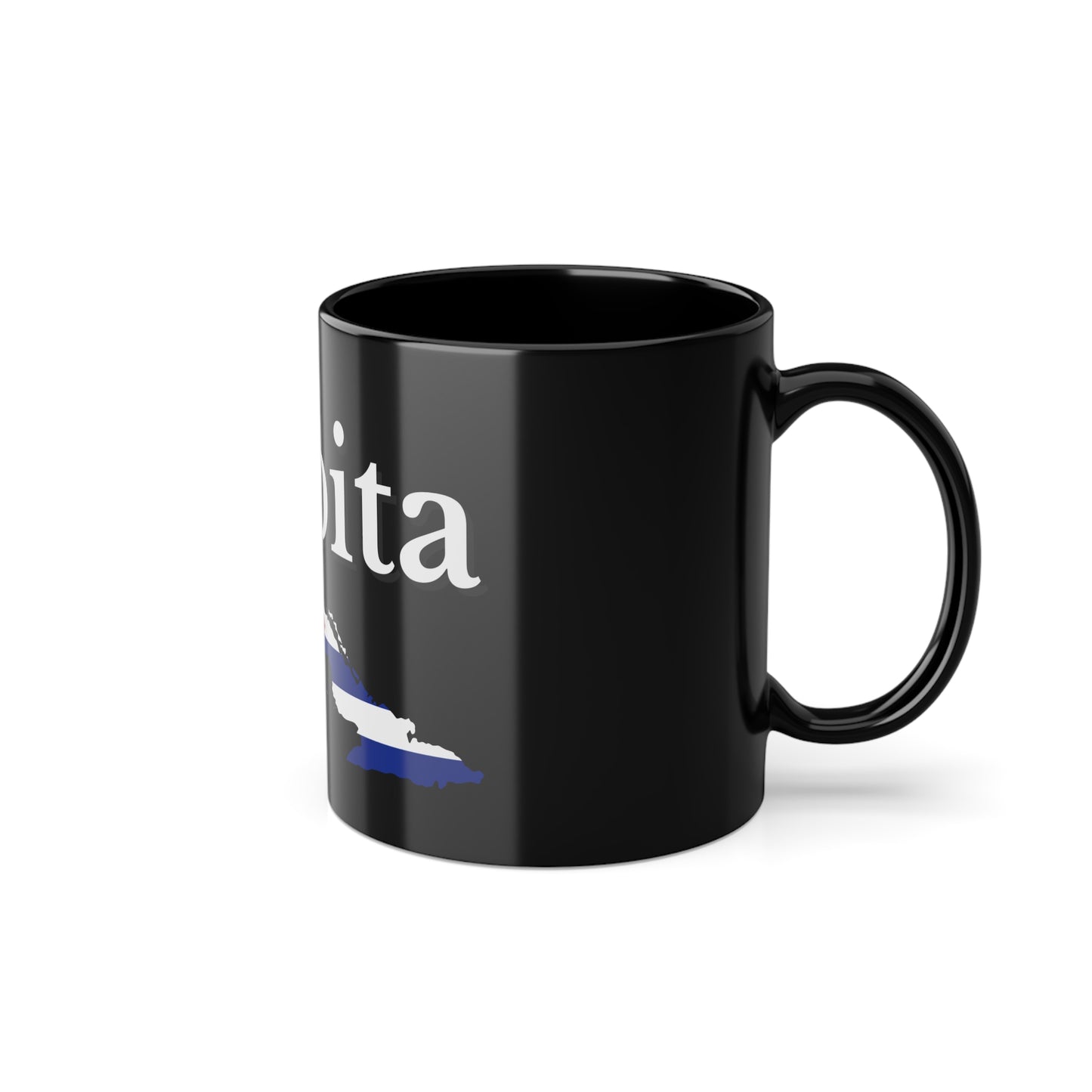 Cubita Black Coffee Cup - 11oz Cuban Inspired Mug