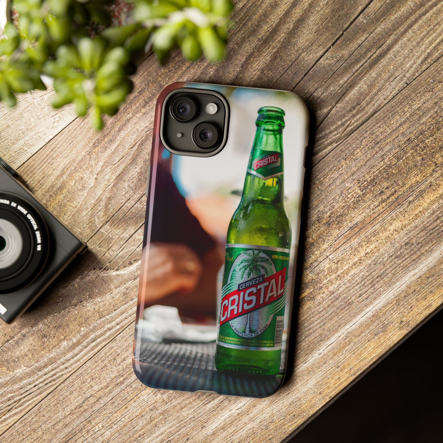 Vintage Cristal Beer Phone Case - Tough Protection & Unique Style