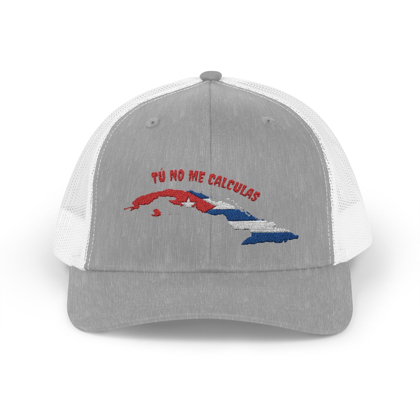 Cuban Pride Snapback Trucker Cap - 'Tú No Me Calculas' Design