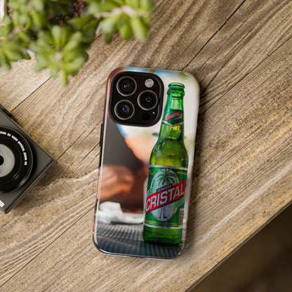 Vintage Cristal Beer Phone Case - Tough Protection & Unique Style