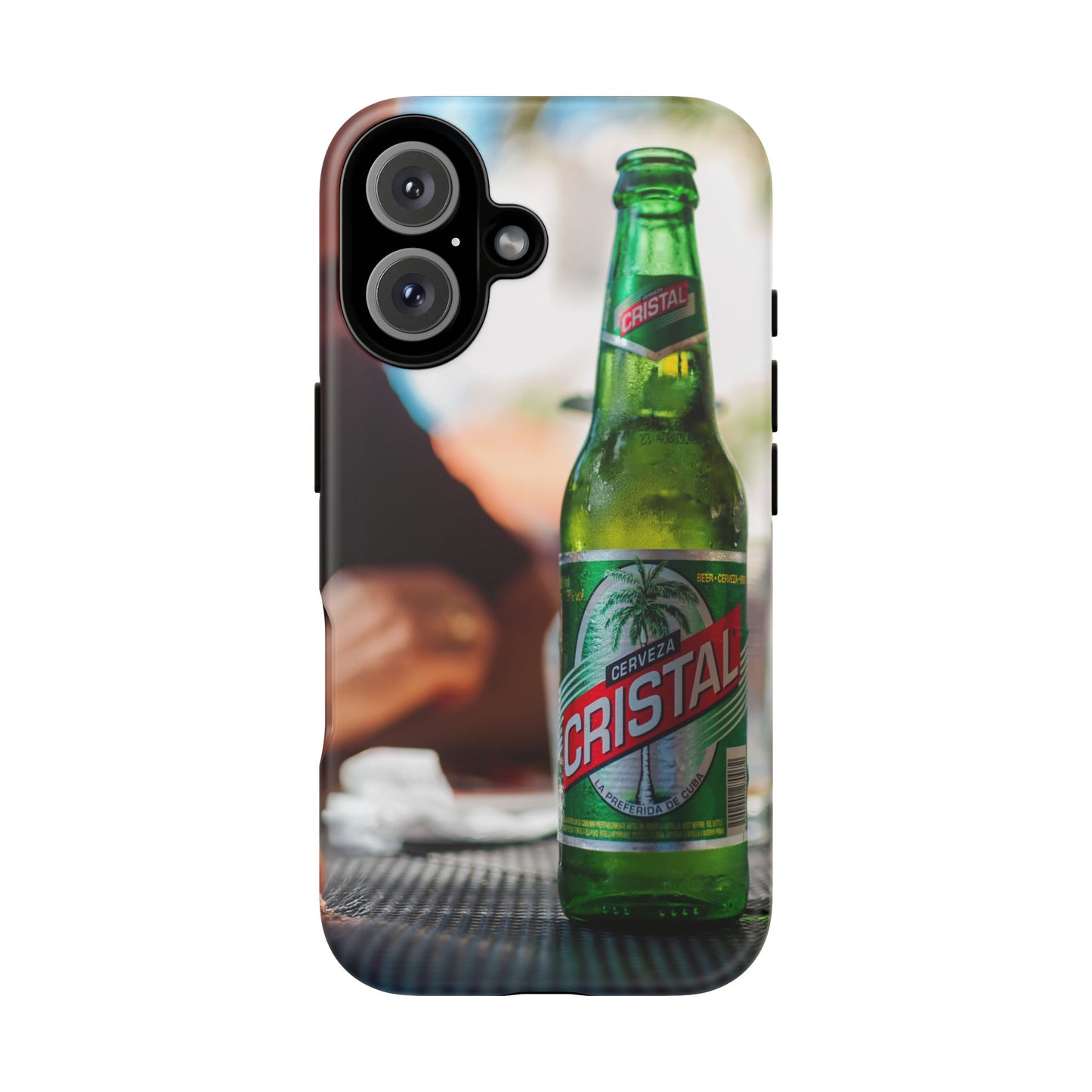 Vintage Cristal Beer Phone Case - Tough Protection & Unique Style