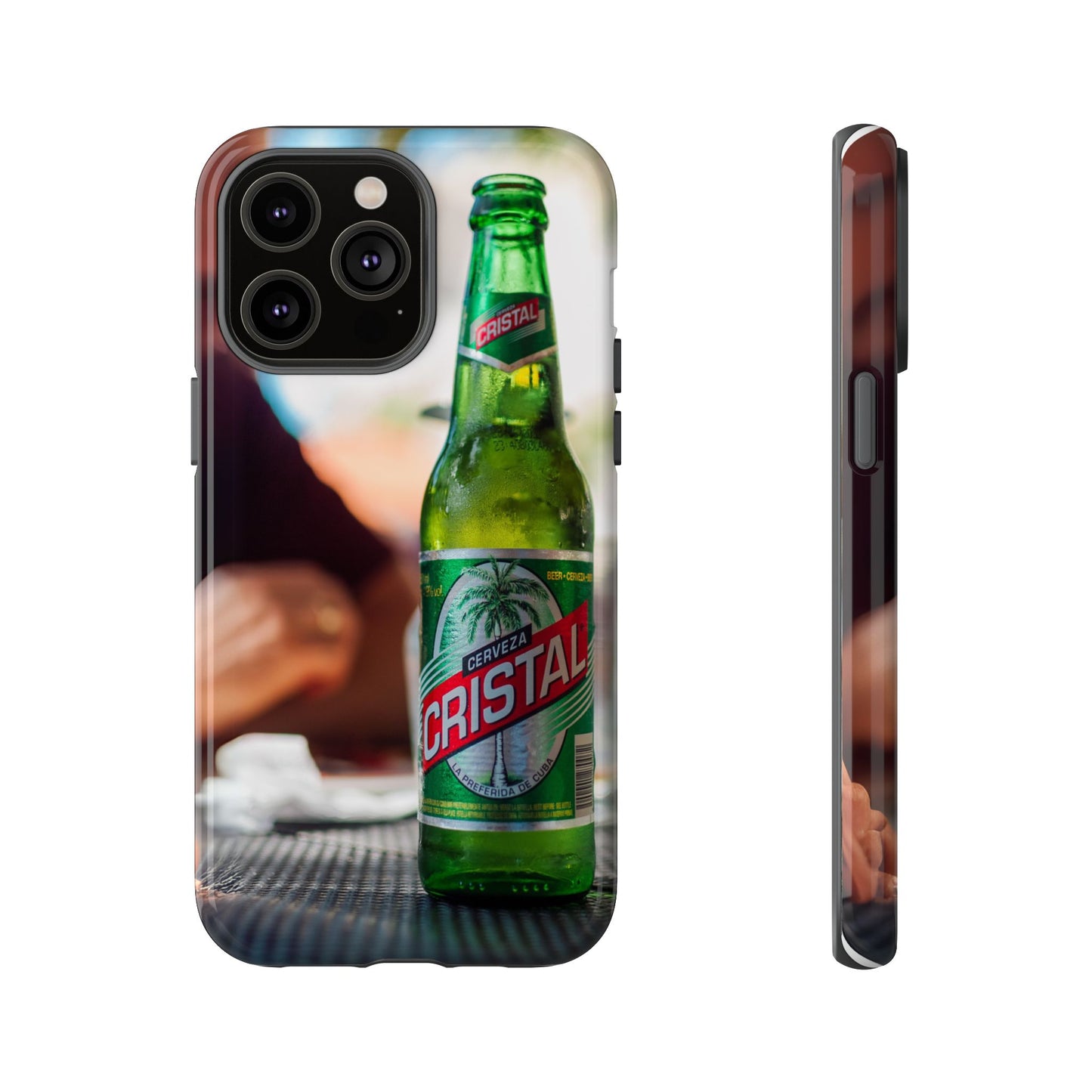 Vintage Cristal Beer Phone Case - Tough Protection & Unique Style