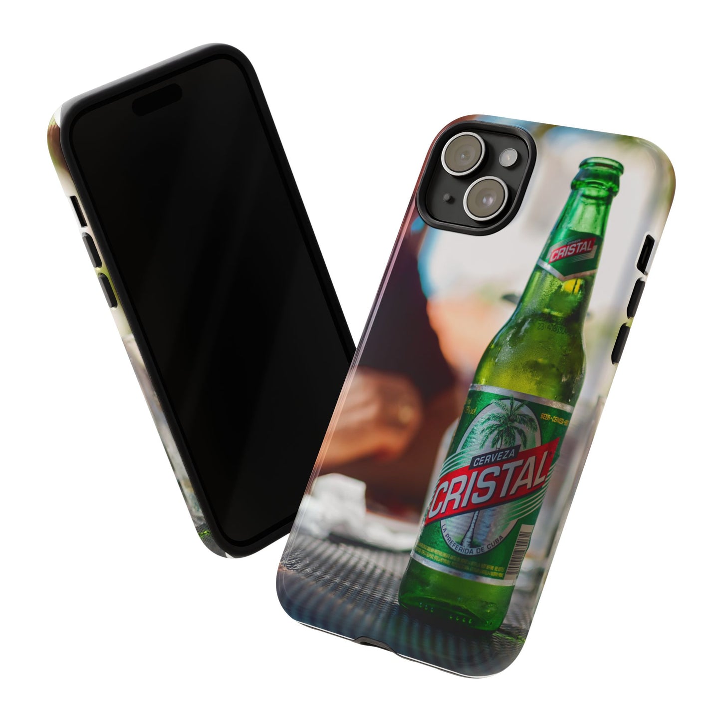 Vintage Cristal Beer Phone Case - Tough Protection & Unique Style