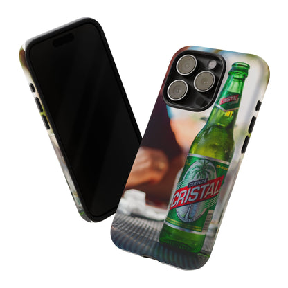 Vintage Cristal Beer Phone Case - Tough Protection & Unique Style