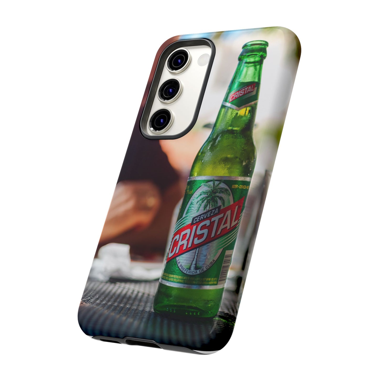 Vintage Cristal Beer Phone Case - Tough Protection & Unique Style