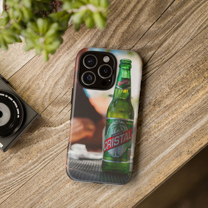 Vintage Cristal Beer Phone Case - Tough Protection & Unique Style