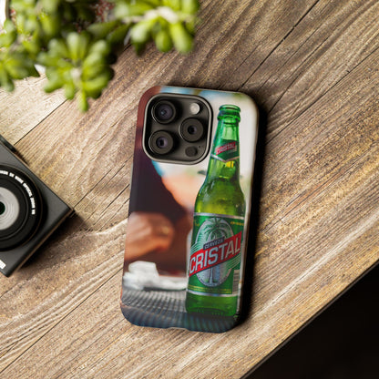 Vintage Cristal Beer Phone Case - Tough Protection & Unique Style