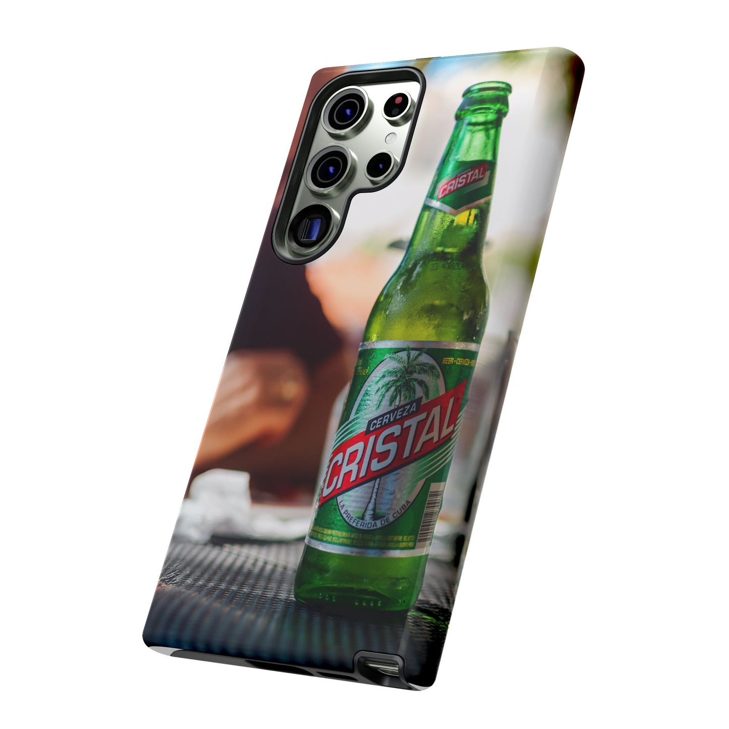 Vintage Cristal Beer Phone Case - Tough Protection & Unique Style