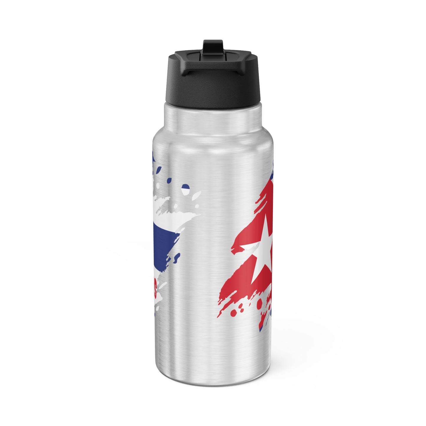 Cuban Flag Travel Tumbler - 32oz Stainless Steel with "Tú No Me Calcule" Design