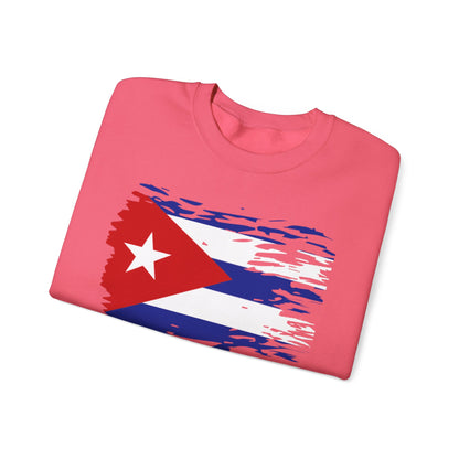 This crewneck sweatshirt is the perfect piece to show your love for Cuba and its culture. Featuring a modern and eye-catching design, it features the iconic phrase "Asere Q' Bola" in a style that captures the essence of the island.