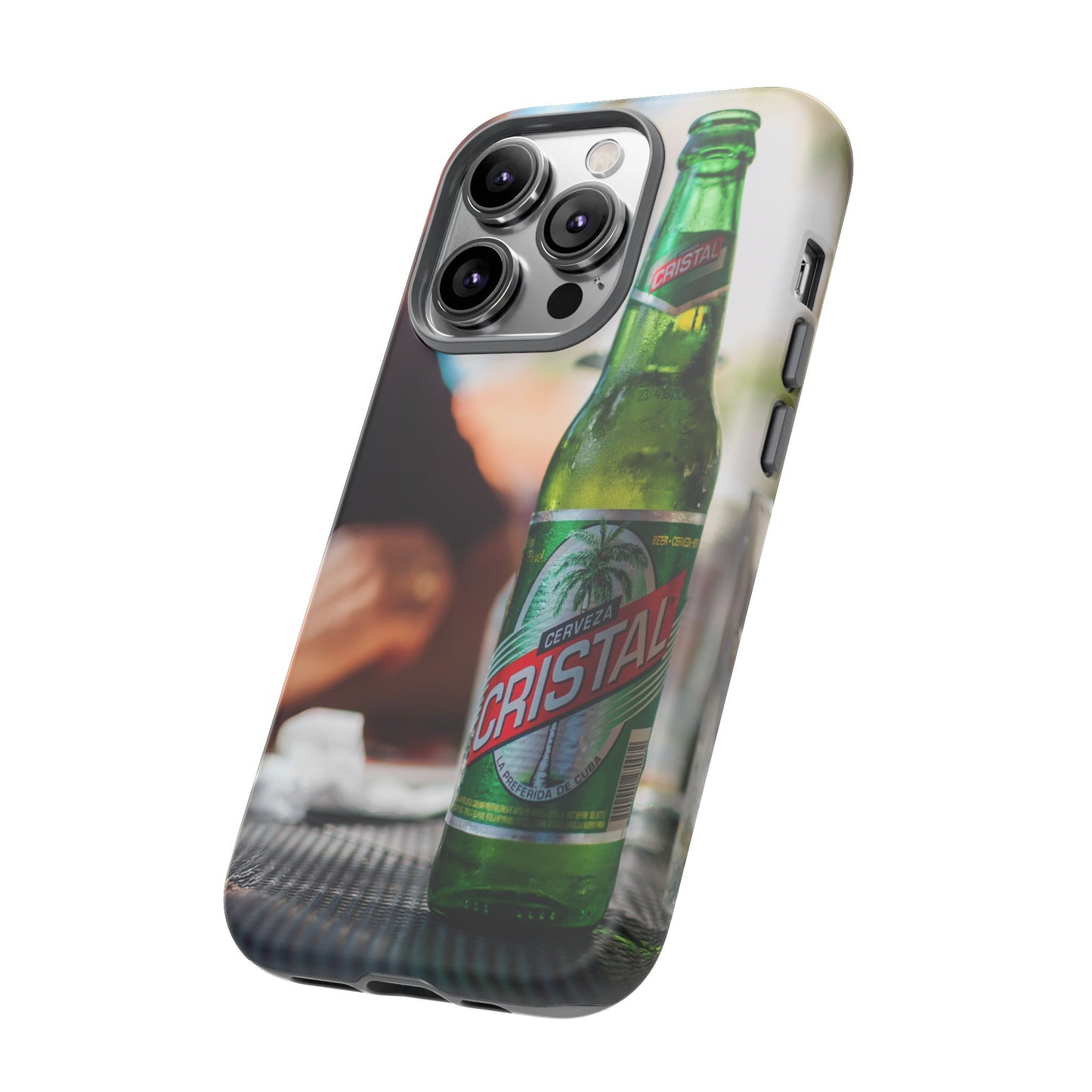 Vintage Cristal Beer Phone Case - Tough Protection & Unique Style