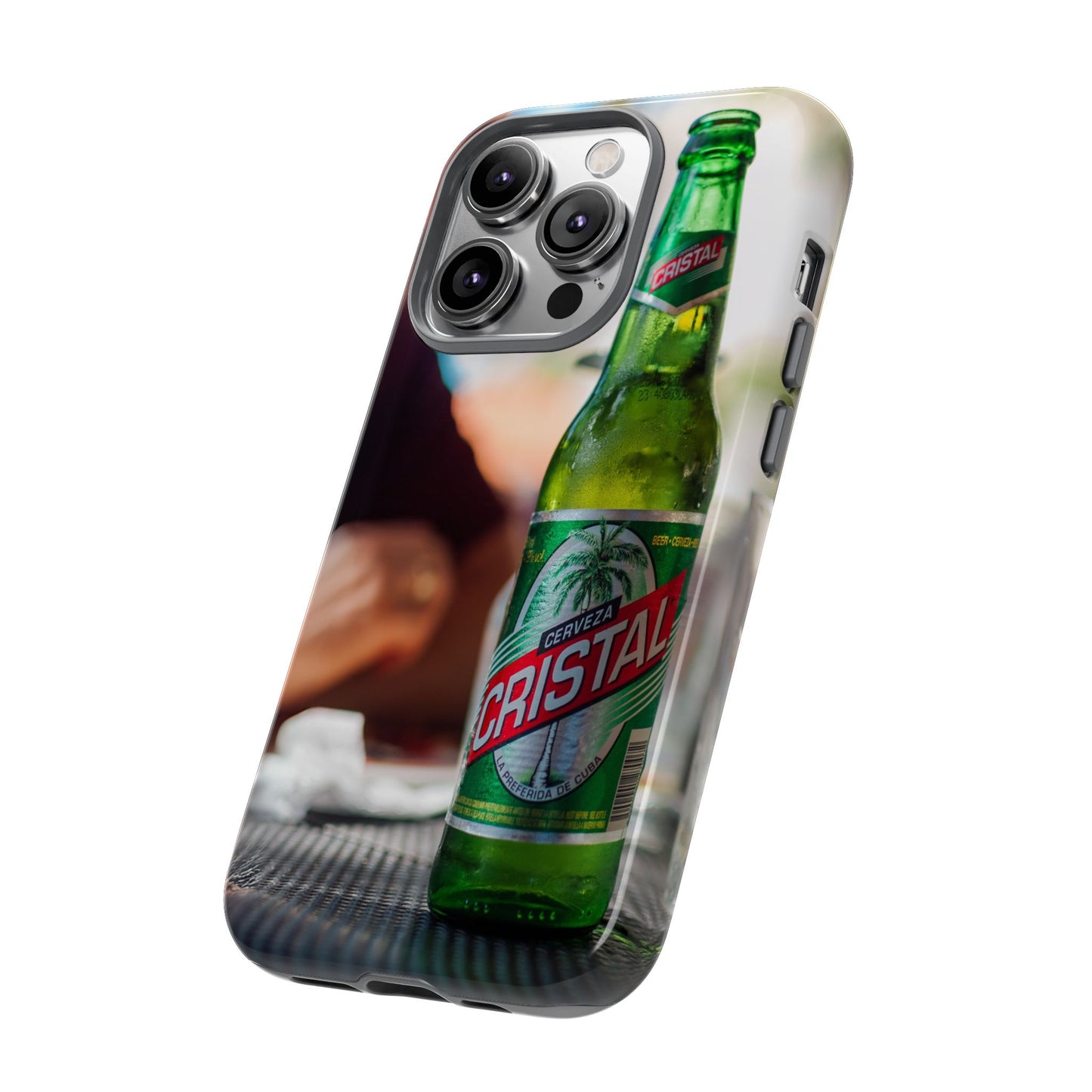 Vintage Cristal Beer Phone Case - Tough Protection & Unique Style