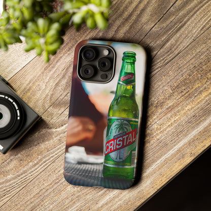 Vintage Cristal Beer Phone Case - Tough Protection & Unique Style