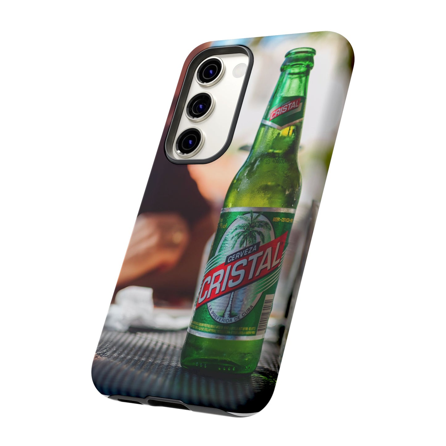 Vintage Cristal Beer Phone Case - Tough Protection & Unique Style