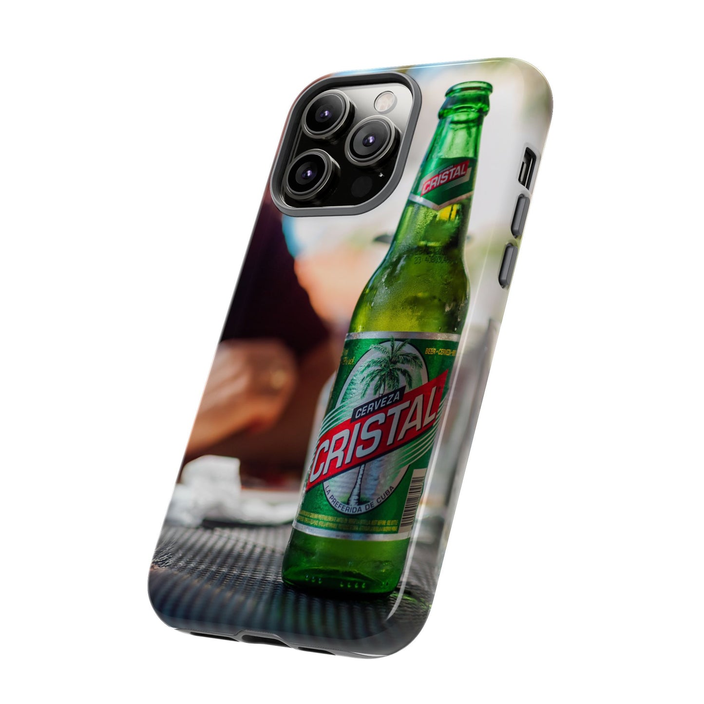 Vintage Cristal Beer Phone Case - Tough Protection & Unique Style