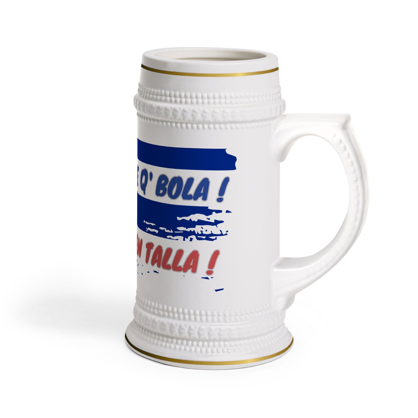 ¡Cheers to a free Cuba! Enhance your beer drinking experience with this Cuban-themed jug, a celebration of Cuba's vibrant culture and spirit.