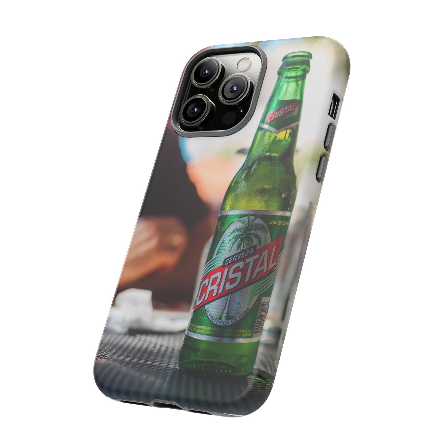 Vintage Cristal Beer Phone Case - Tough Protection & Unique Style