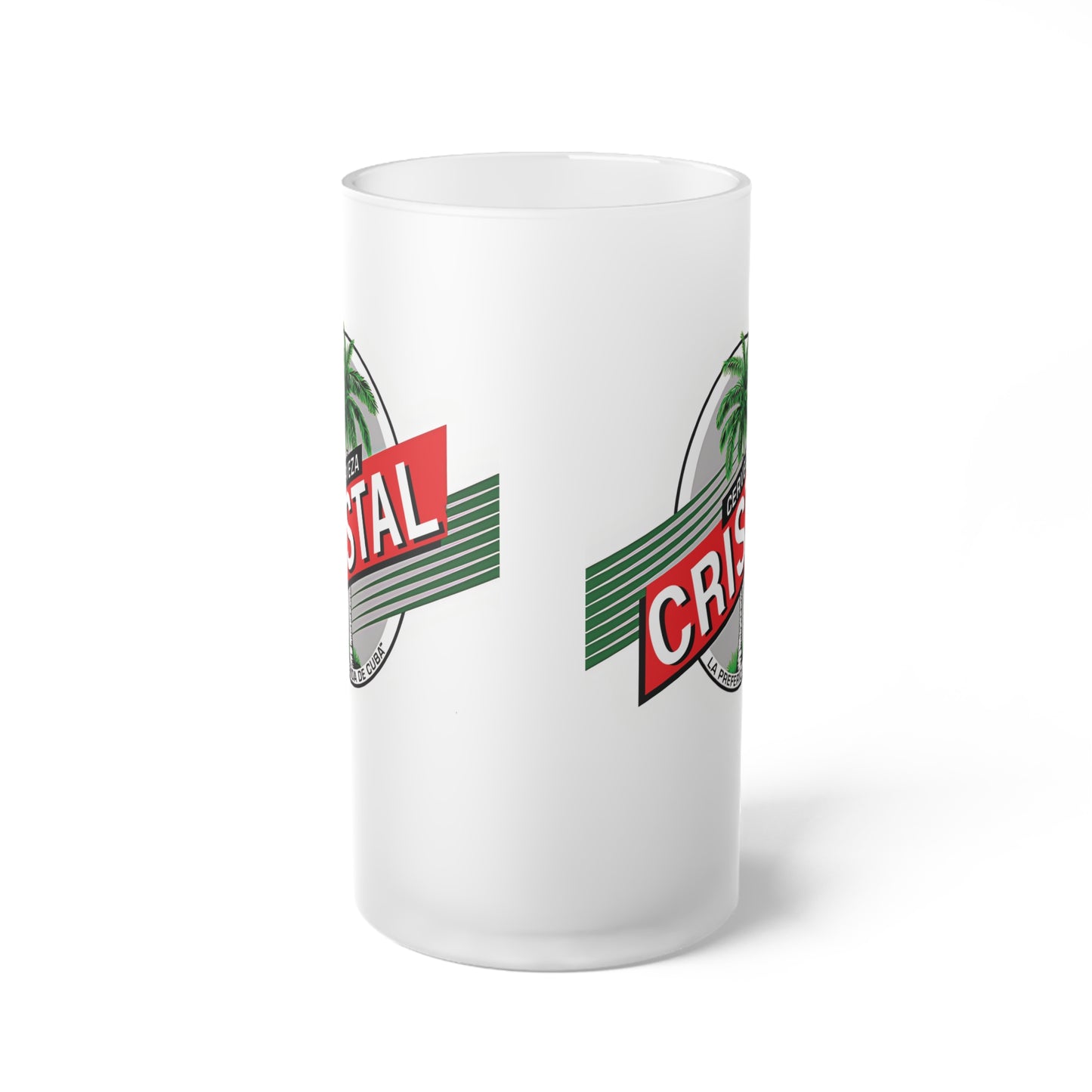 Custom Frosted Glass Beer Mug - Perfect for Celebrations & Gatherings