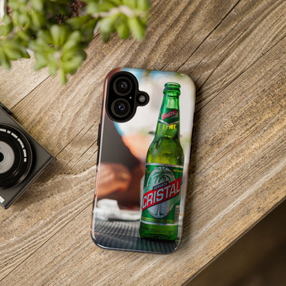 Vintage Cristal Beer Phone Case - Tough Protection & Unique Style