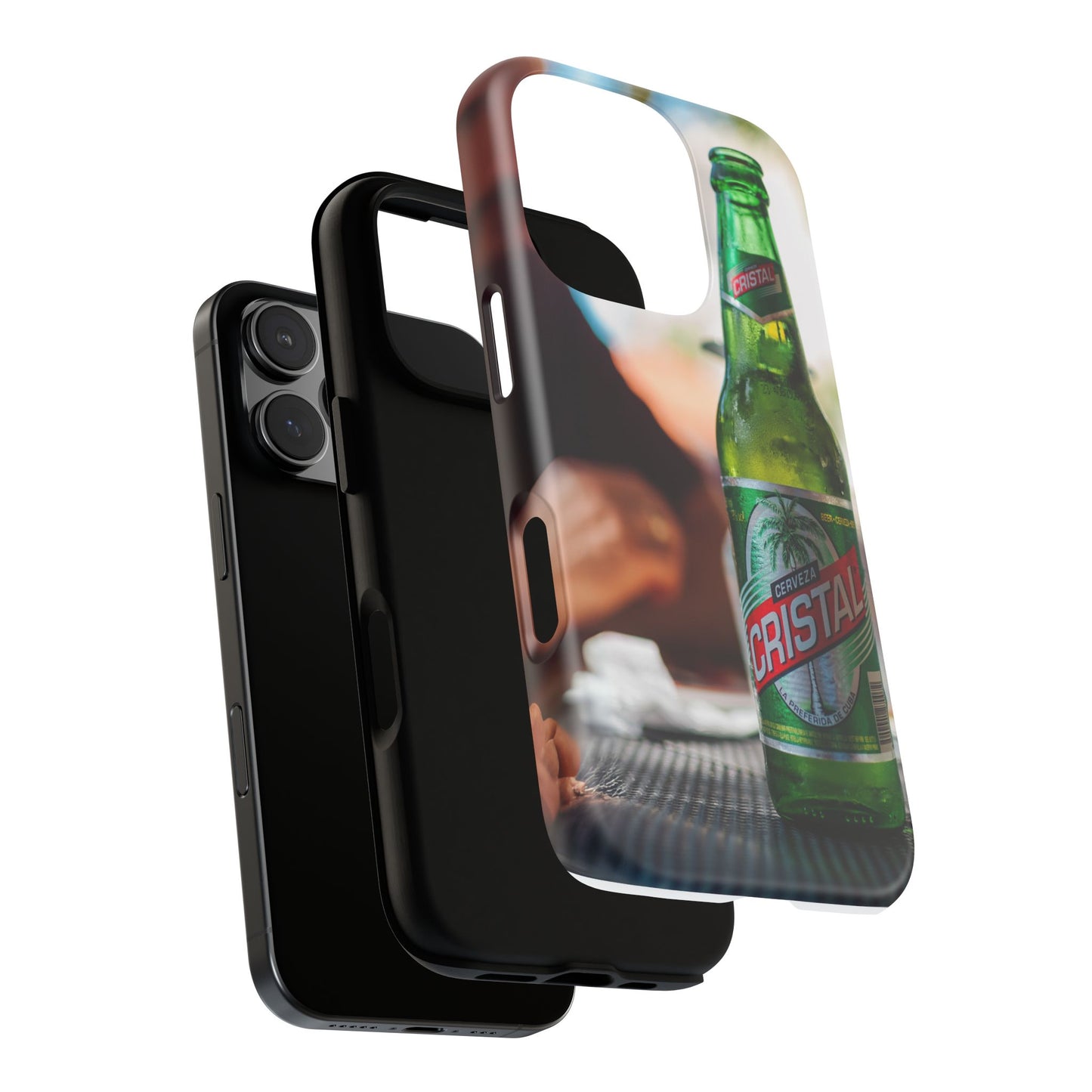 Vintage Cristal Beer Phone Case - Tough Protection & Unique Style