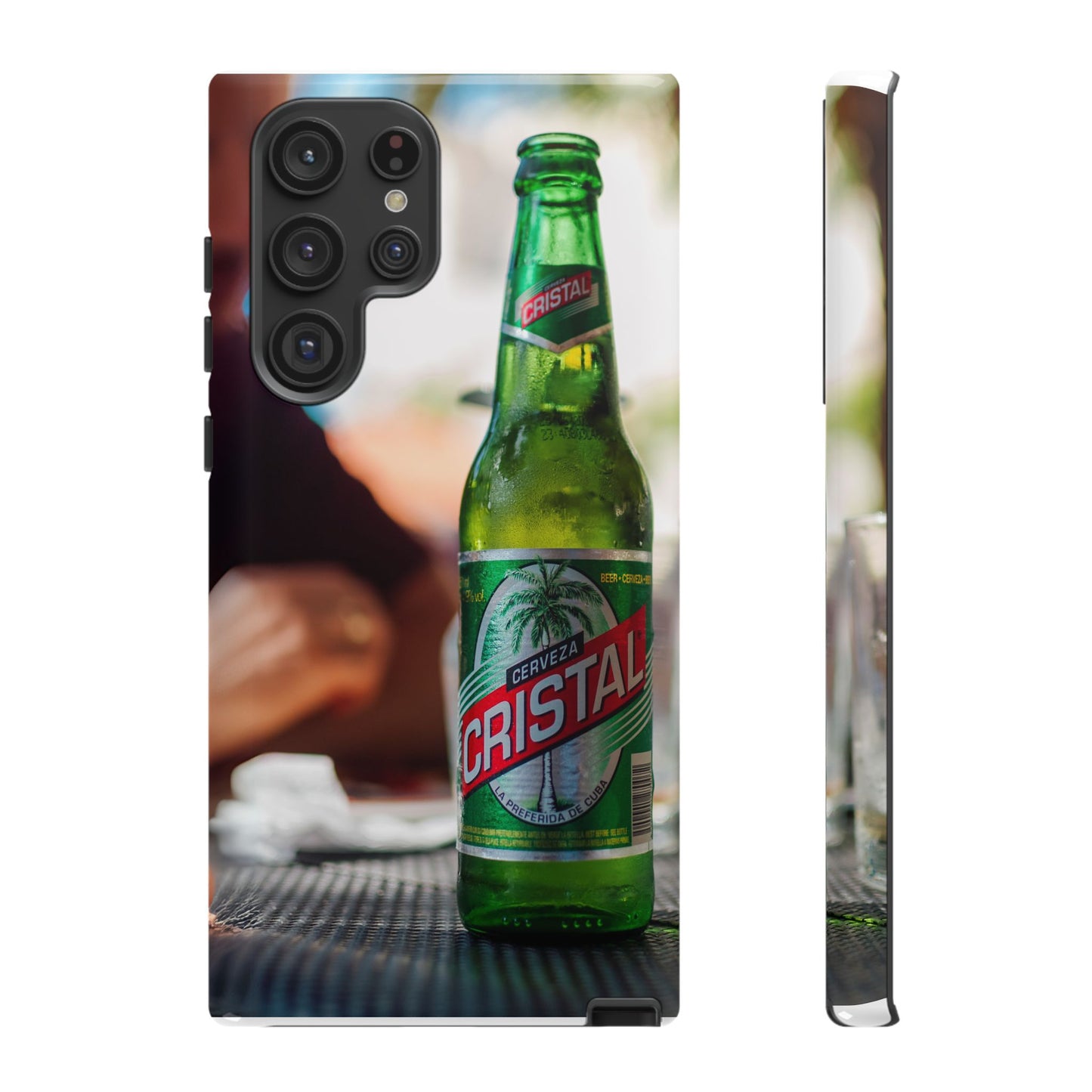 Vintage Cristal Beer Phone Case - Tough Protection & Unique Style